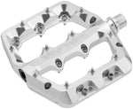 Wolf Tooth Waveform Pedals | Large Silver Bike Pedals