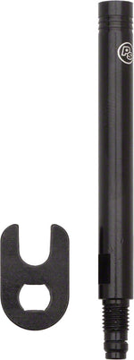 Problem Solvers Presta Valve Extender: Removable Core 50mm Black
