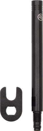 Problem Solvers Presta Valve Extender: Removable Core 70mm Black