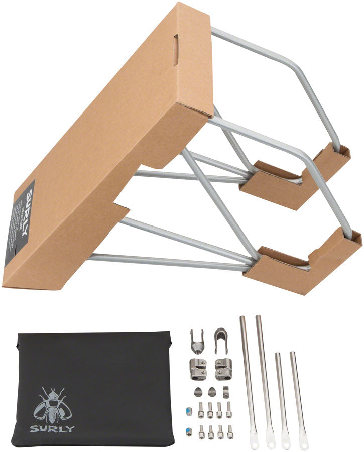 Surly 26-29 CroMoly Rear Rack: Black