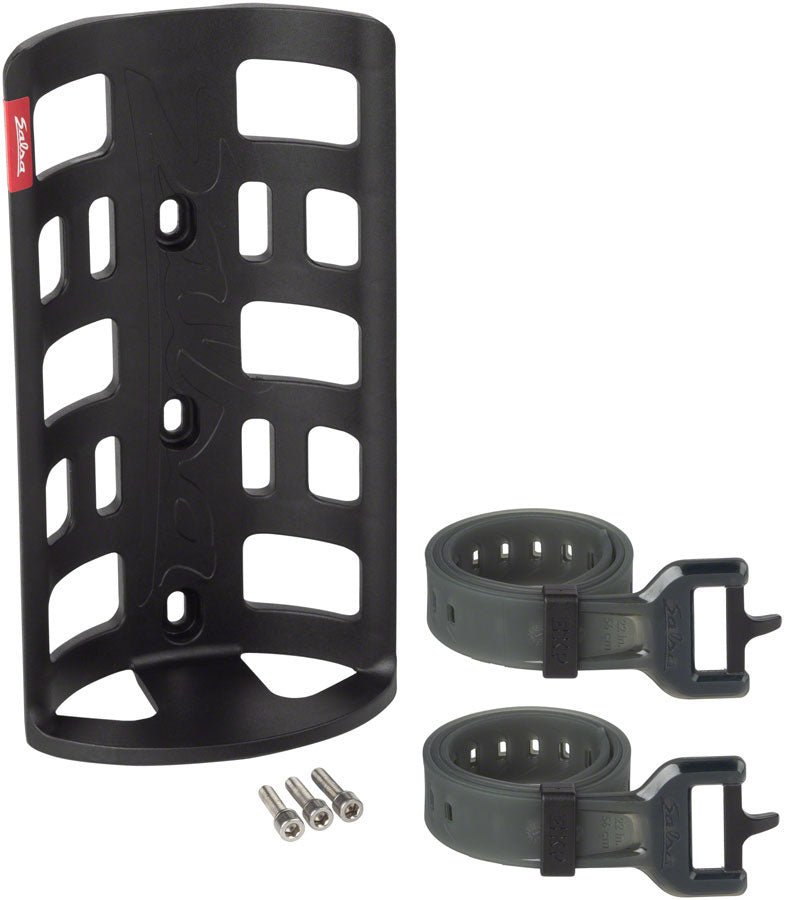 Salsa Exp Series Anything Cage Hd With Exp Rubber Straps Black