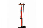 Silca Pista Floor Pump, Red, One Size