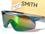 Smith Attack MAG MTB Sunglasses Matte Stone, 99 ChromaPop Green