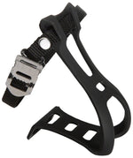 Dimension Resin Toe Clips and Straps, Medium, Black