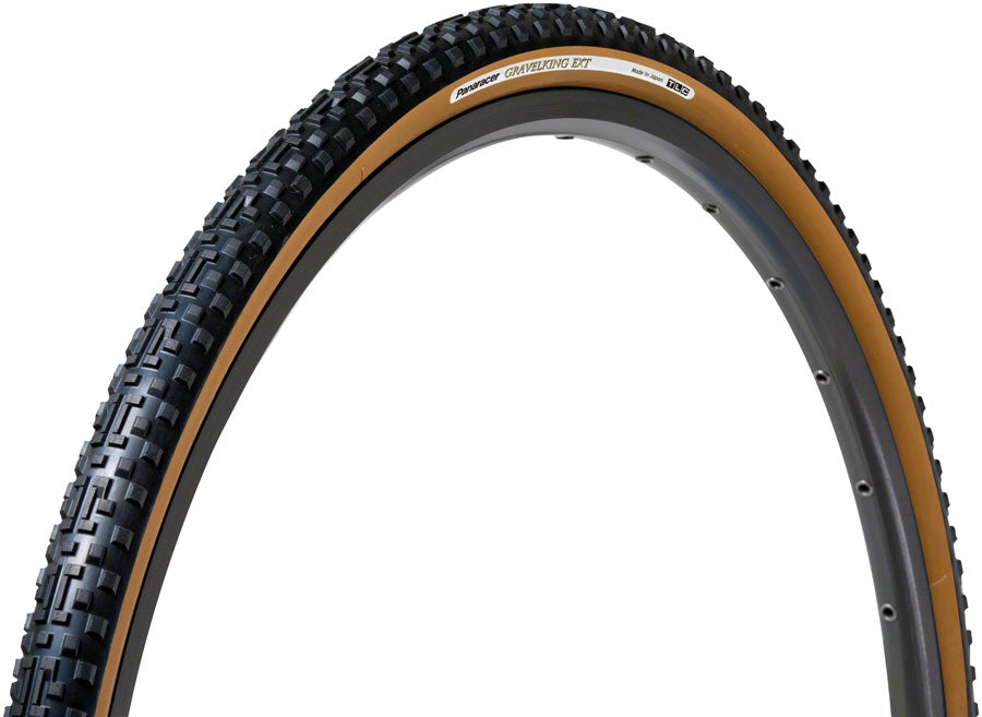 Panaracer Gravel King Ext Plus Tire 700 X 33, Tubeless, Folding, Black/Brown, Pro Tite Protection