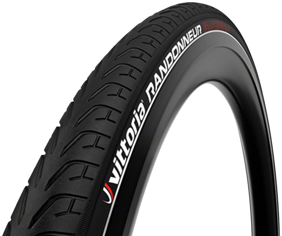 Vittoria Randonneur Reflect Tire 700 X 32, Clincher, Wire, Black