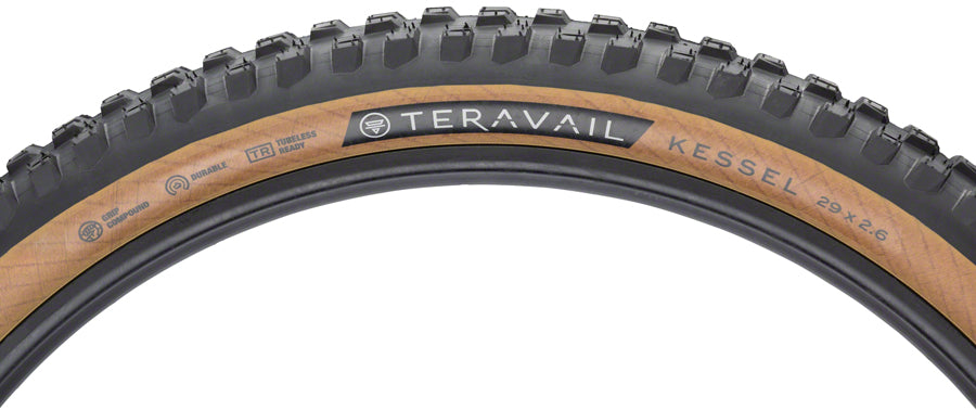 Teravail Kessel Tire 29 X 2.6 Tubeless Folding Tan Durable