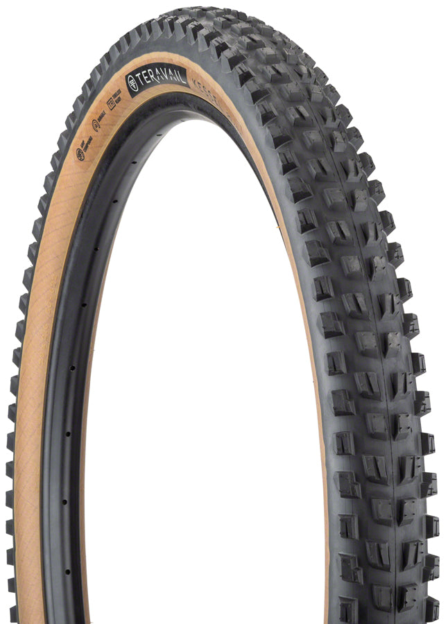 Teravail Kessel Tire 29 X 2.6 Tubeless Folding Tan Durable
