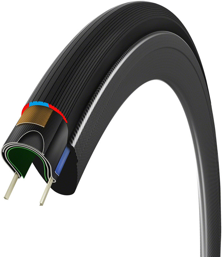 Vittoria Corsa N.Ext Tire 700 X 24, Tubeless, Folding, Black, G2.0