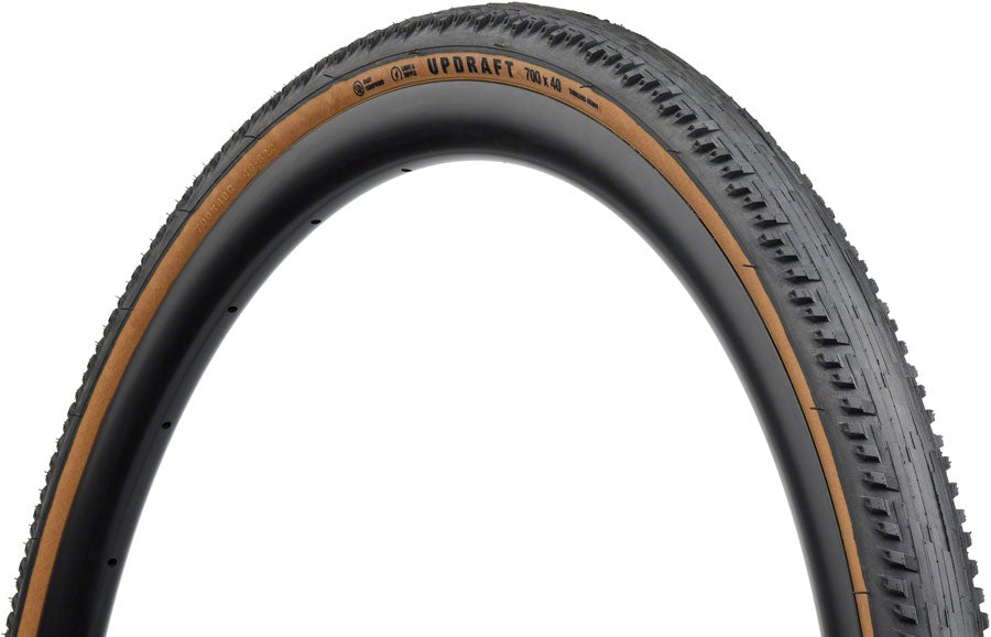 Teravail Updraft Tire 700 X 40, Tubeless, Folding, Tan, Light And Supple, Fast Compound