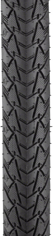 Continental Contact Plus Tire 700 X 35, Clincher, Wire, Black/Reflex, Safety Plus Breaker, E50