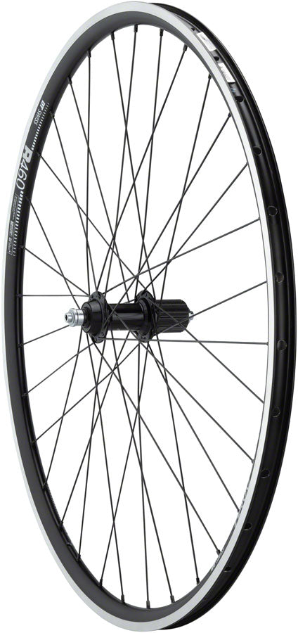 Quality Wheels 105/R460 Rear Wheel 700, Qr X 130mm, Rim Brake, Hg 11, Black, Clincher