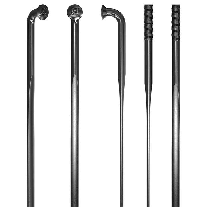 DT Swiss Aerolite Bladed J-Bend Spoke - Blk