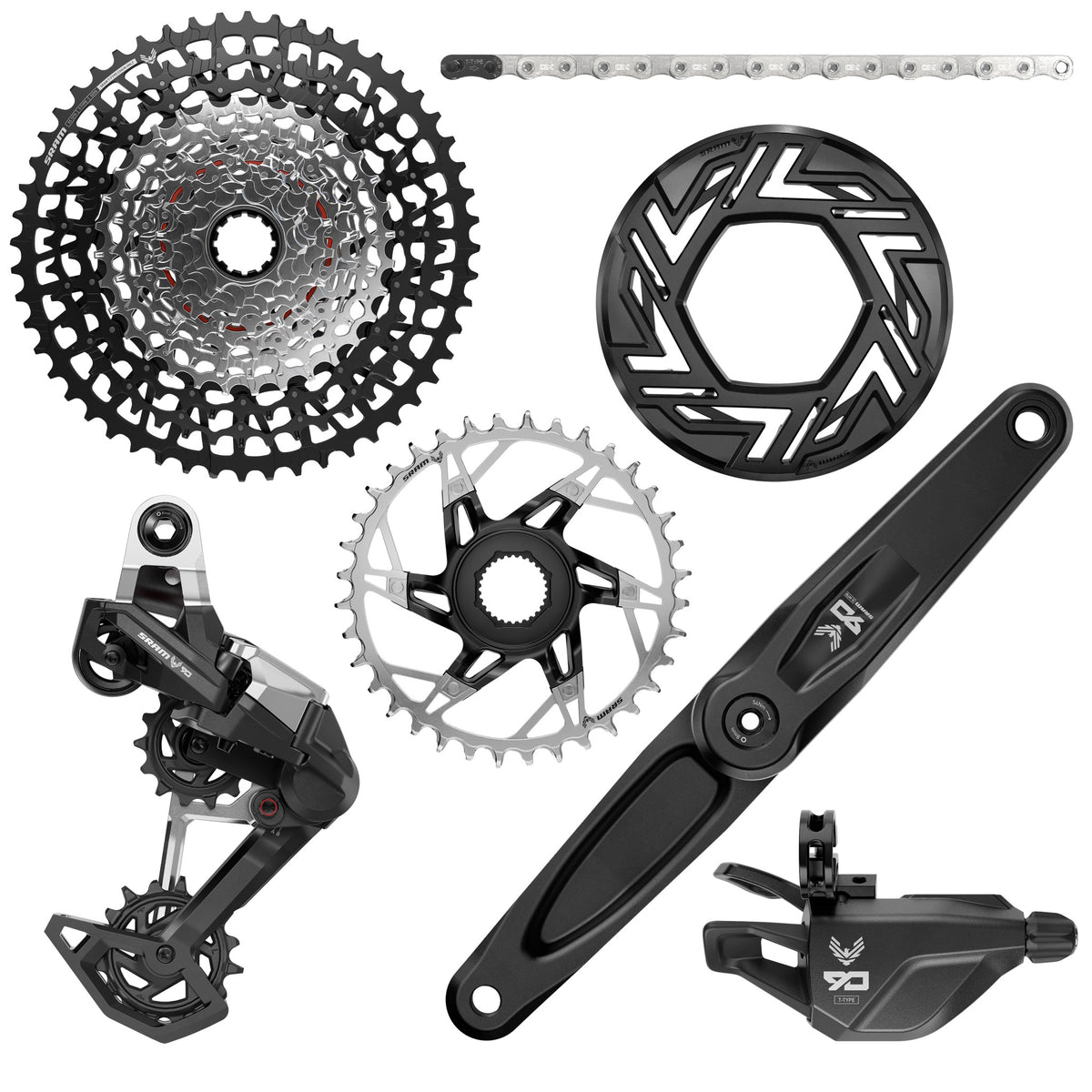 SRAM Eagle 90 T-Type E-MTB Bosch Groupset