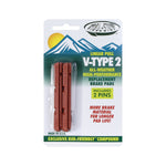 V-Type Pads, Green (Ceramic) Pr