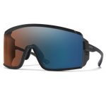 Smith Pursuit Sunglasses, Matte Black, ChromaPop Glacier Photochromic Copper Blue Mirror