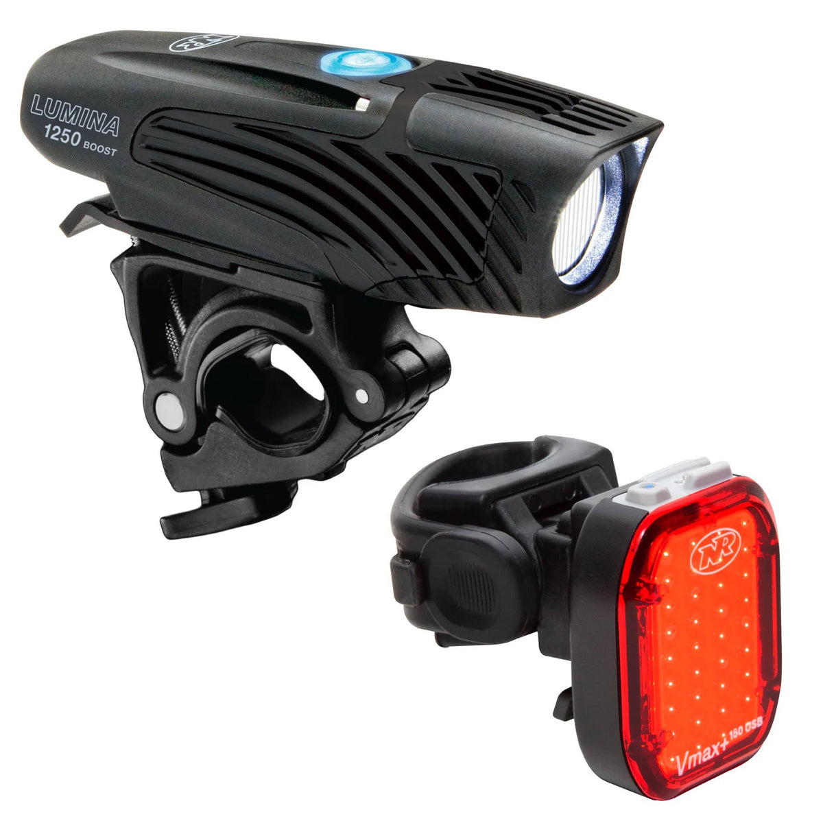 NiteRider Lumina Boost 1250 and Vmax+ 180 Combo Headlight and Taillight Set