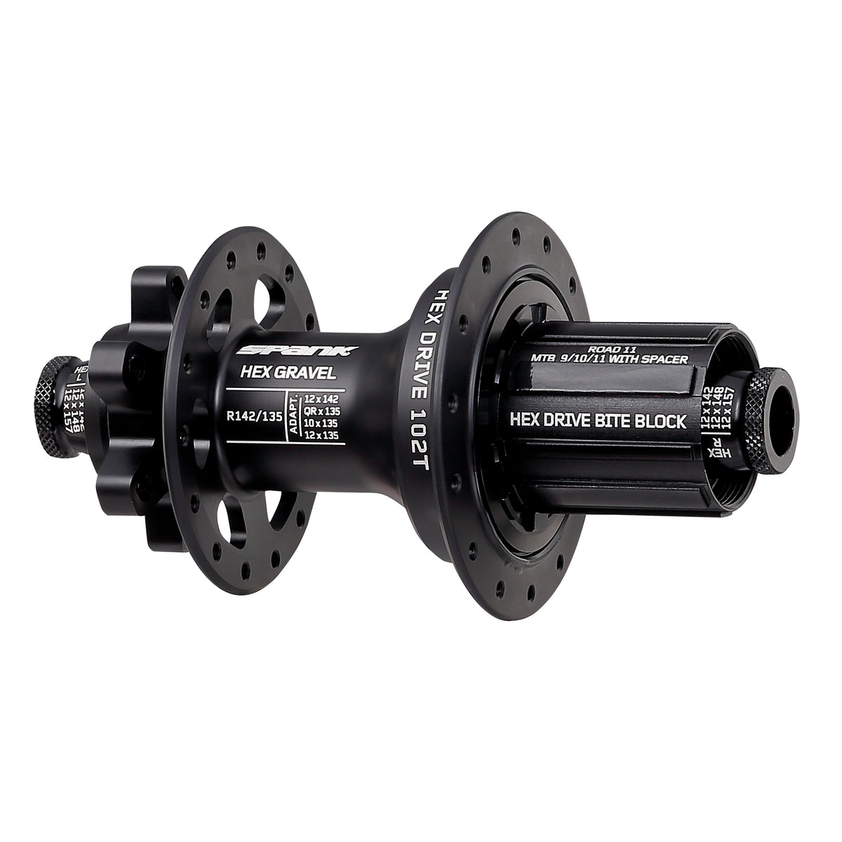 Spank HEX Gravel Disc Hubs