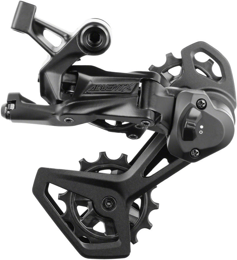 MicroSHIFT ADVENT X V2 Rear Derailleur - 10-SpeedMedium CageClutchADVENT X and Sword CompatibleBlackVer. 2