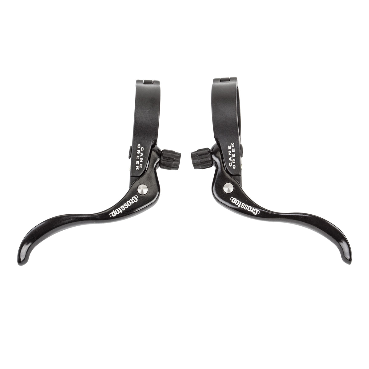 Cane Creek CrossTop Alloy Brake Lever Set, 31.8mm, Black, Pair