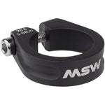 MSW Bolt-On Seatpost Clamp 28.6mm Bolt On (Black)