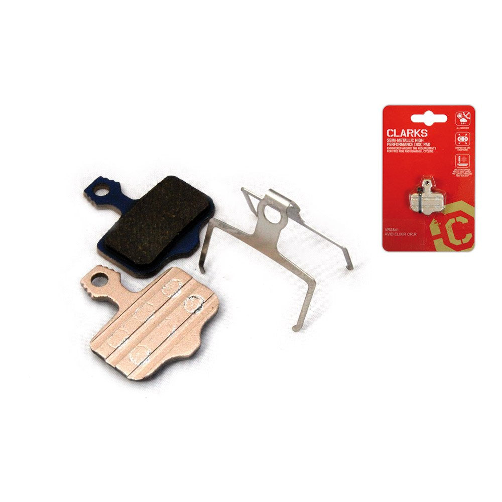 Clarks Elite Semi Metallic Disc Brake Pads For Avid Elixir Cr/R Elixir Sram Xx Spring Inc.: