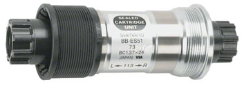 Shimano BB-ES51 Octalink V2 68x113mm Spline Spindle BSA (English) Bottom Bracket
