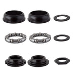 Black Ops Bottom Bracket Set, American BMX One-Piece Crank, 24 TPI Sealed, Black