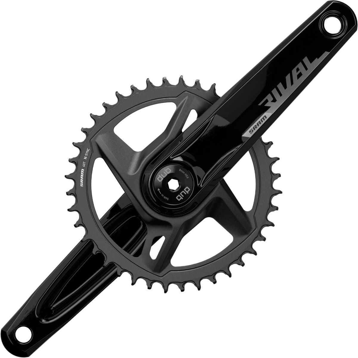 SRAM Rival 1 AXS Wide Crankset 170mm 12-Speed 46t DUB Spindle Interface