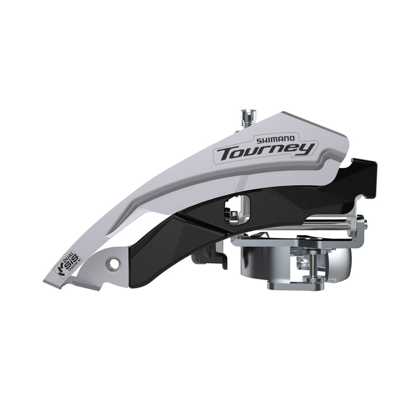 Shimano Tourney FD-TY600 Front Derailleur - 3x6/7/8-Speed, Top-Swing, Dual-Pull, 31.8/34.9mm Band