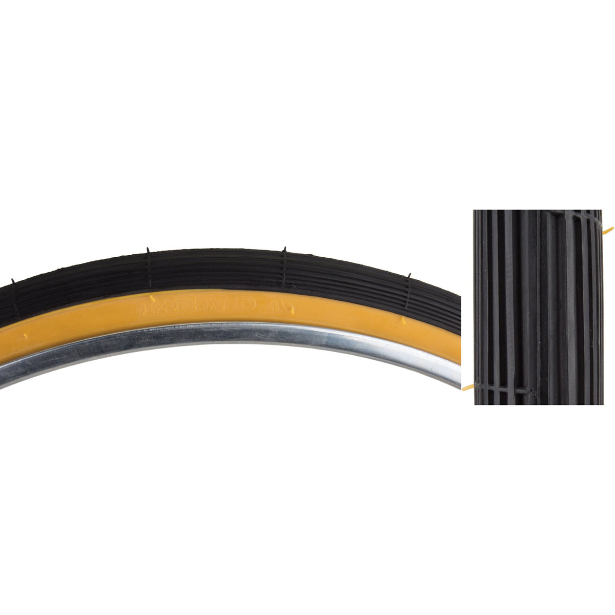 Sunlite Street S-6 Gum Wall Tire, 26x1-3/8 (square)