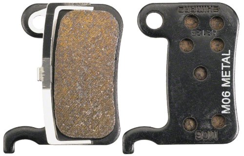 Shimano M06-MX Disc Brake Pads and Springs - Metal CompoundSteel Back PlateOne Pair