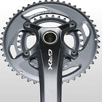 Shimano GRX FC-RX810-2 Crankset 172.5mm 11-Spd 48/31t 110/80 BCD Black