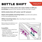 Wolf Tooth B-RAD Bottle Shift offset and tilt illustration
