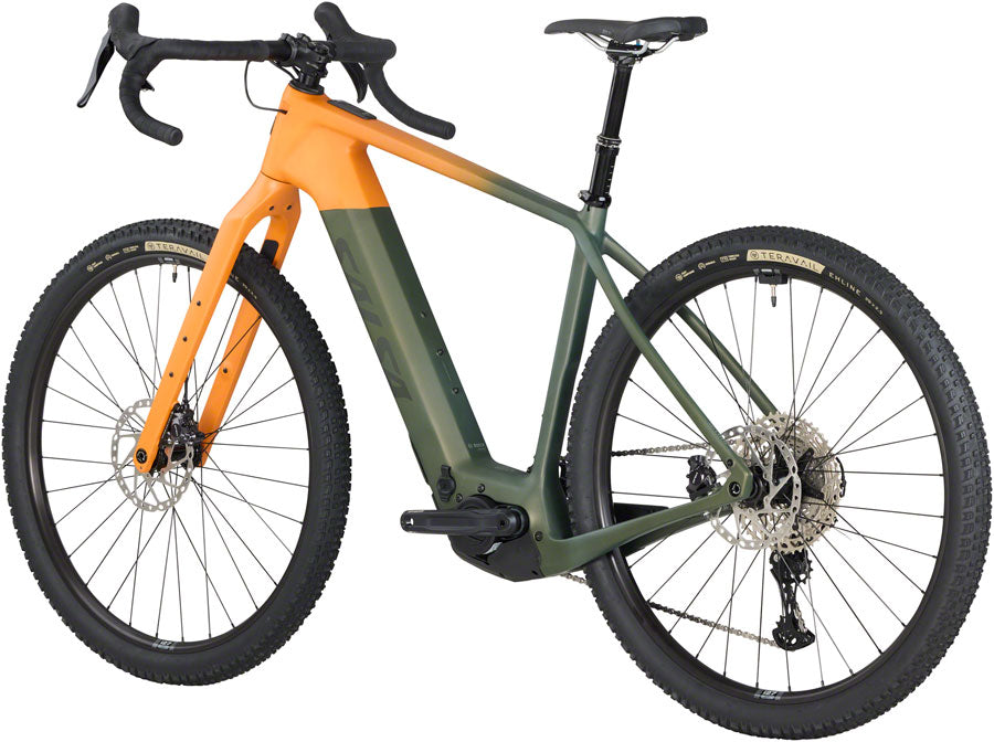 Salsa Tributary C GRX 820 Ebike - 29", Carbon, Dark Pine/Terracotta, Small