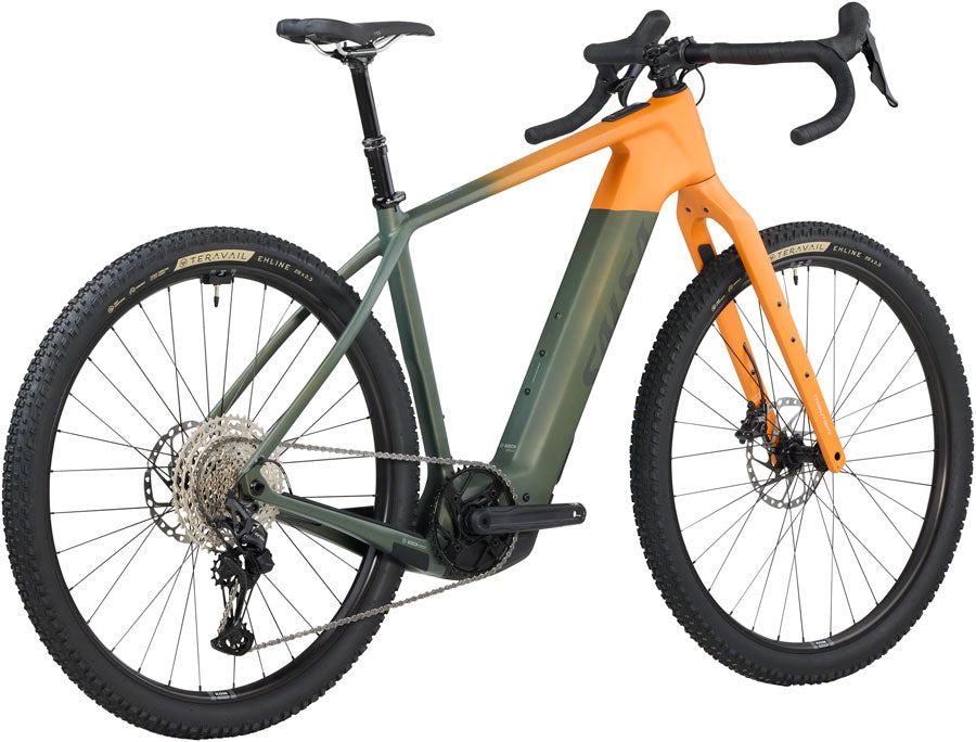 Salsa Tributary C GRX 820 Ebike - 29", Carbon, Dark Pine/Terracotta, Small