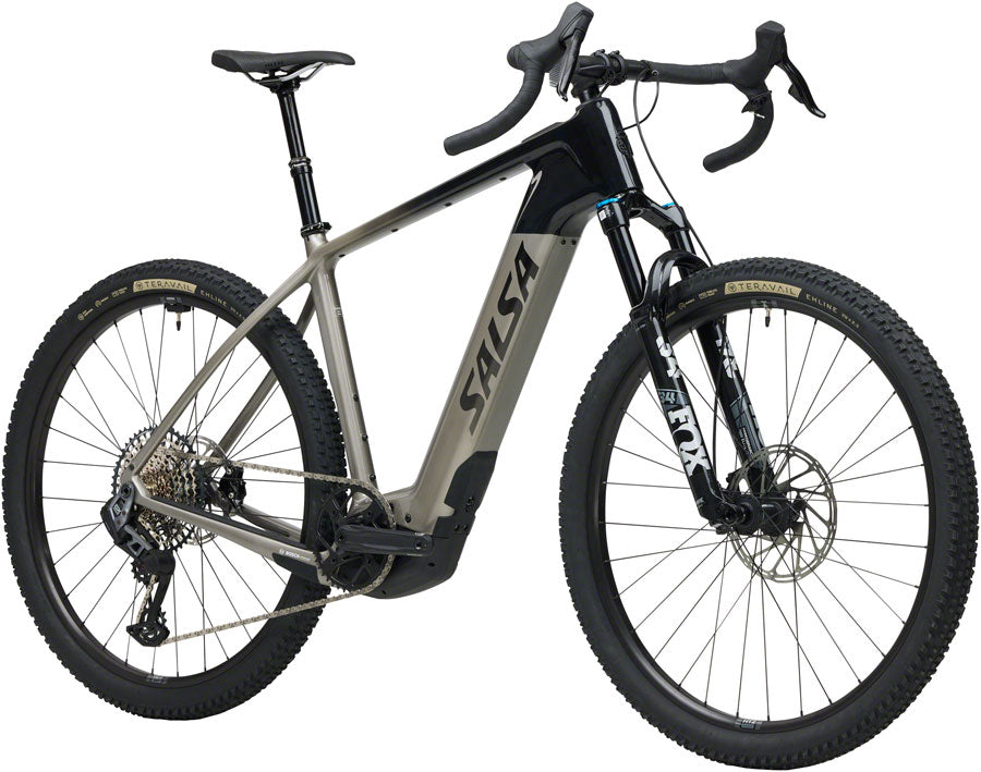 Salsa Tributary C Rival GX AXS Transmission SUS Ebike - 29", Carbon, Charcoal/Black, X-Large