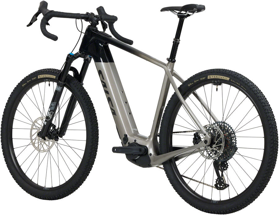 Salsa Tributary C Rival GX AXS Transmission SUS Ebike - 29", Carbon, Charcoal/Black, Small