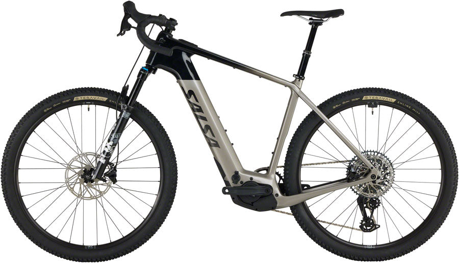 Salsa Tributary C Rival GX AXS Transmission SUS Ebike - 29", Carbon, Charcoal/Black, X-Large