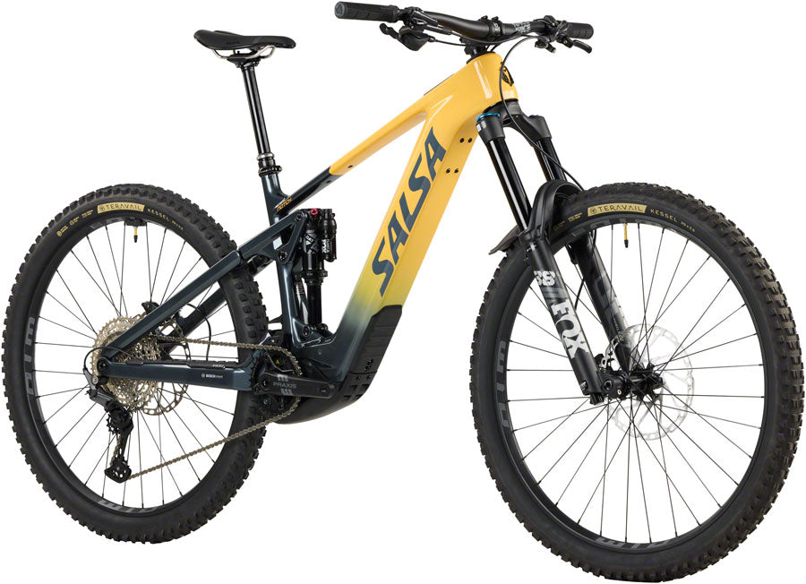 Salsa Notch C Deore 12 Ebike - 29", Carbon, Slate / Apricot, Medium