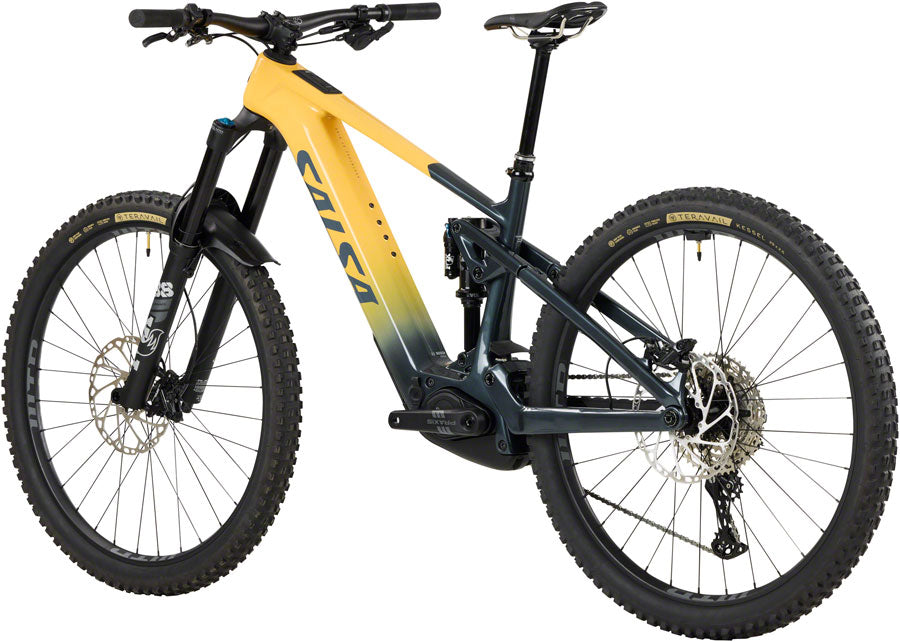 Salsa Notch C Deore 12 Ebike - 29", Carbon, Slate / Apricot, X-Large
