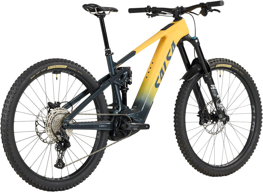 Salsa Notch C Deore 12 Ebike - 29", Carbon, Slate / Apricot, Medium