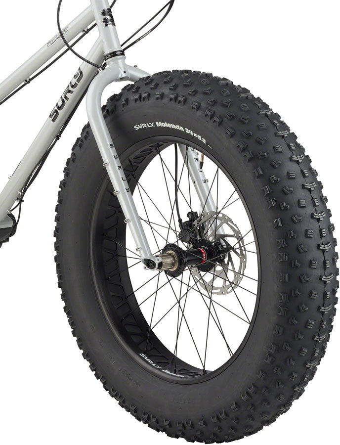 Surly Moonlander Fat Tire Bike - 24", Steel, Lunar Dust Gray, X-Large
