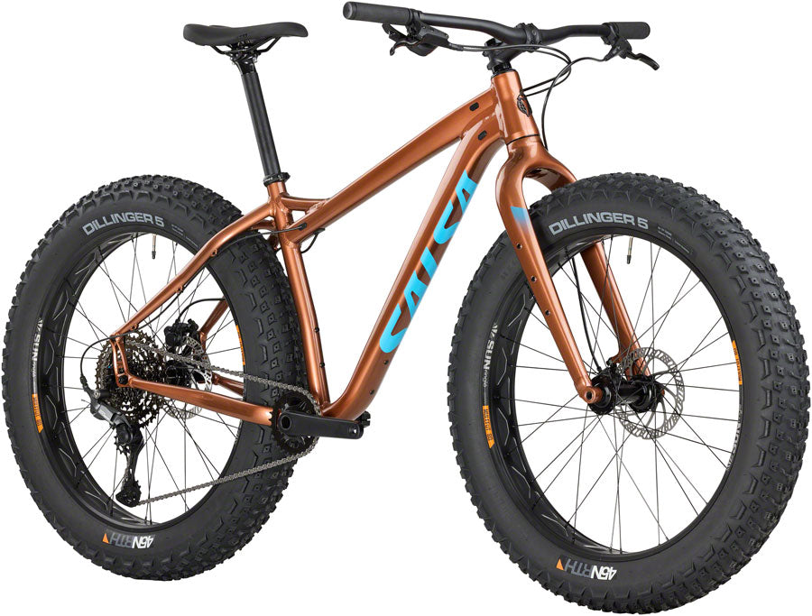 Salsa Heyday! Cues Fat Tire Bike - 26", Aluminum, Bronze, X-Large