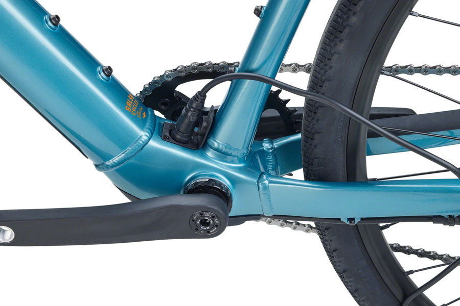 Salsa Confluence Flat Bar Cues 11 Ebike - 700c, Aluminum, Dark Cyan, X-Large