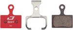 Jagwire Sport Semi-Metallic Disc Brake Pads - For Shimano Dura-Ace 9170, Ultegra R8070, 105 R7070, GRX RX810, Box/25 Pairs