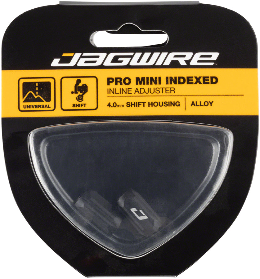Jagwire Pro Mini Inline Indexed Cable Tension Adjusters, Black