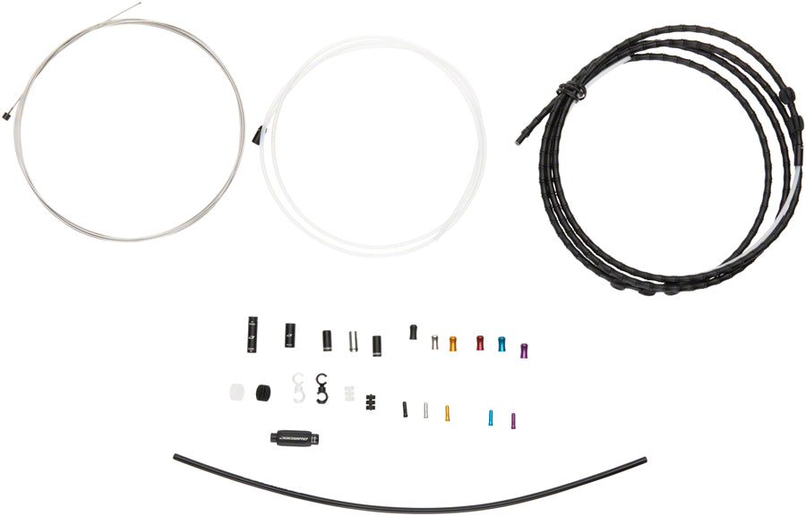 Jagwire 1x Elite Link Shift Cable Kit SRAM/Shimano with Polished Ultra-Slick Cable Ltd. Gray