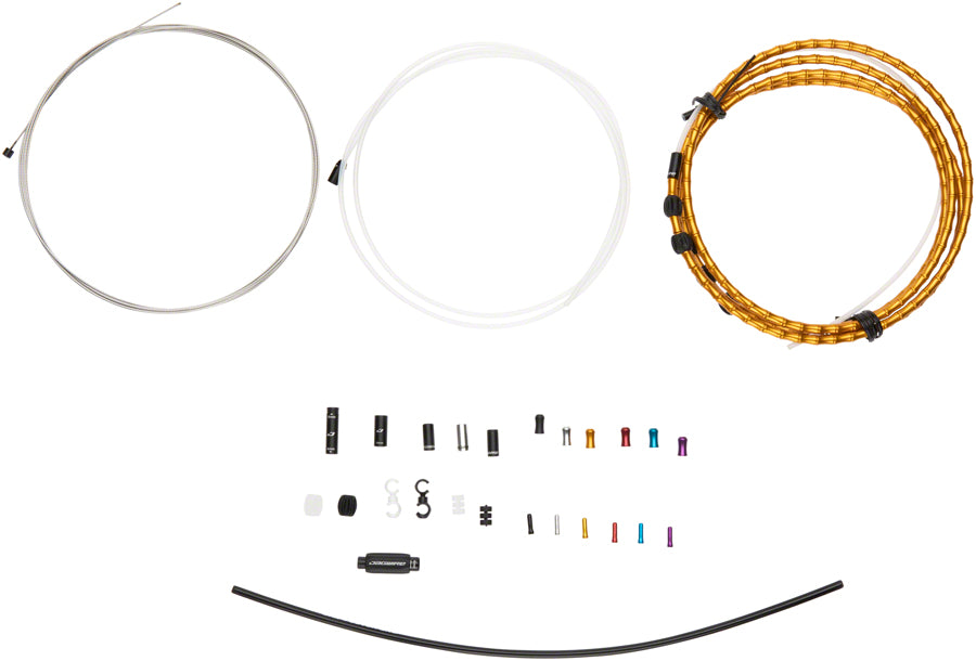 Jagwire 1x Elite Link Shift Cable Kit SRAM/Shimano with Polished Ultra-Slick Cable Ltd. Gray