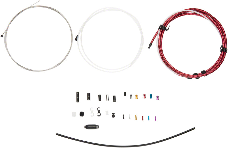 Jagwire 1x Elite Link Shift Cable Kit SRAM/Shimano with Polished Ultra-Slick Cable Ltd. Gray